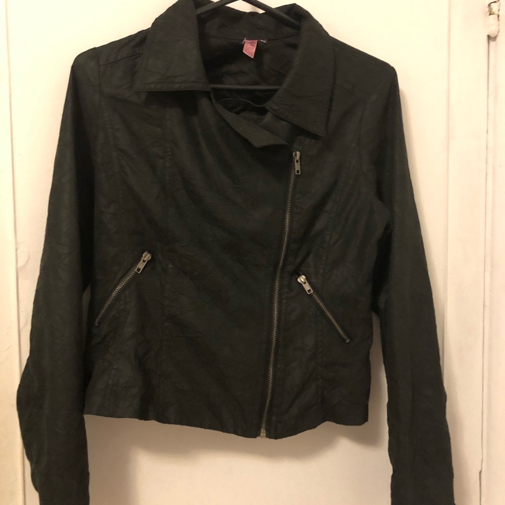 Dolled Up by Fang Leather look fabric Jacket